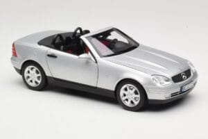 Mercedes SLK R170 Brilliant Silver Norev 1:18 183020 Metal — zdjęcie 7 z 9