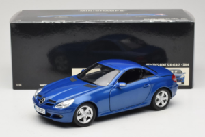 Mercedes SLK R171 Blue Metallic Minichamps 1:18 100033131 Metal — zdjęcie 11 z 11