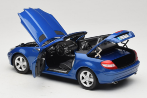 Mercedes SLK R171 Blue Metallic Minichamps 1:18 100033131 Metal — zdjęcie 7 z 11