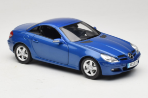 Mercedes SLK R171 Blue Metallic Minichamps 1:18 100033131 Metal — zdjęcie 9 z 11
