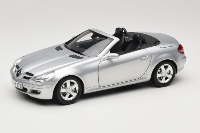 Mercedes SLK R171 Srebrny Minichamps 1:18 B66962318 Metal