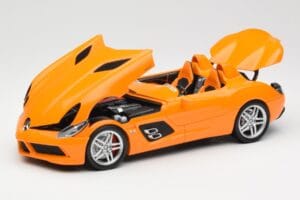 Mercedes SLR McLaren C199 Stirling Moss AMG Solarbeam Metallic Minichamps 1:18 100038400 Metal — zdjęcie 2 z 8