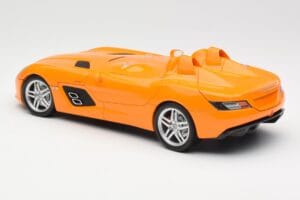 Mercedes SLR McLaren C199 Stirling Moss AMG Solarbeam Metallic Minichamps 1:18 100038400 Metal — zdjęcie 7 z 8