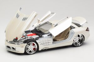 Mercedes SLR McLaren C199 Biały Maisto 1:18 31068 Metal — zdjęcie 2 z 8