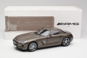 Mercedes SLS AMG C197 Monza Szary Minichamps 1:18 B66960044 Metal — zdjęcie 8 z 8