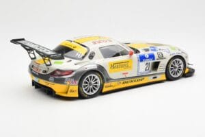 Mercedes SLS AMG GT3 #21 Rowe Racing Arnold / Roloff / Seyffarth / Jäger ADAC 24 Hours Nürburgring 2013 Minichamps 1:18 15113 — zdjęcie 2 z 6