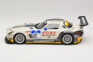 Mercedes SLS AMG GT3 #22 Rowe Racing R. Graf / M. Seyffarth ADAC 24h Nurburgring 2012 Minichamps 1:18 151123122 Metal — zdjęcie 3 z 6