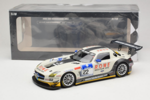 Mercedes SLS AMG GT3 #22 Rowe Racing R. Graf / M. Seyffarth ADAC 24h Nurburgring 2012 Minichamps 1:18 151123122 Metal — zdjęcie 6 z 6