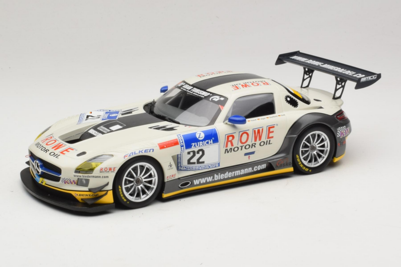 Mercedes SLS AMG GT3 #22 Rowe Racing R. Graf / M. Seyffarth ADAC 24h Nurburgring 2012 Minichamps 1:18 151123122 Metal