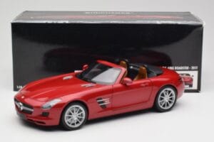 Mercedes SLS AMG R197 Roadster Le Mans Czerwony Minichamps 1:18 100039030 Metal — zdjęcie 8 z 8
