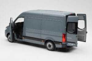 Mercedes Sprinter W907 Niebiesko-Szary Norev 1:18 183423 Metal — zdjęcie 5 z 7