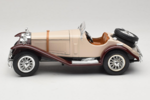 Mercedes SSK Beżowy & Ciemnoczerwony Bburago 1:18 3009-M4 Metal — zdjęcie 3 z 6