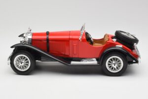 Mercedes SSK Czerwony & Czarny Bburago 1:18 3009-M1 Metal — zdjęcie 3 z 6