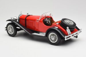 Mercedes SSK Czerwony & Czarny Bburago 1:18 3009-M1 Metal — zdjęcie 5 z 6