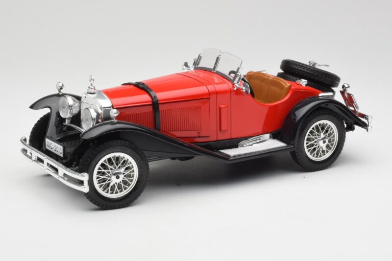Mercedes SSK Czerwony & Czarny Bburago 1:18 3009-M1 Metal
