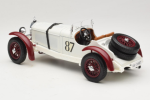 Mercedes SSKL #87 R. Caracciola Biały 1931 Bburago 1:18 3002-P1 Metal — zdjęcie 5 z 6