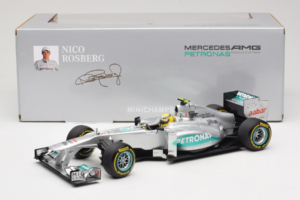 Mercedes W03 #8 N. Rosberg Mercedes AMG Petronas Showcar 2012 Minichamps 1:18 110120078 Metal — zdjęcie 7 z 7