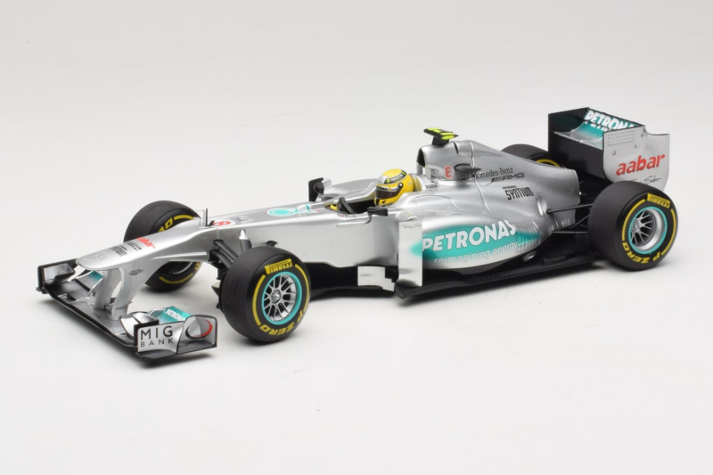 Mercedes W03 #8 N. Rosberg Mercedes AMG Petronas Showcar 2012 Minichamps 1:18 110120078 Metal
