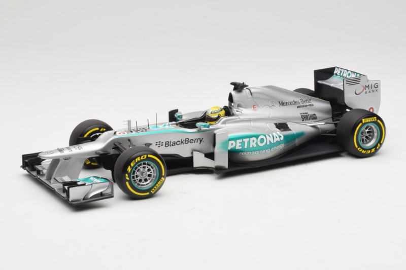 Mercedes W04 #9 N. Rosberg Mercedes AMG Petronas Showcar 2013 Minichamps 1:18 110130079 Metal