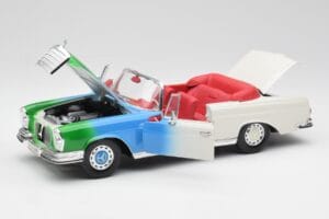 Mercedes 280SE W108 Tricolor Maisto 1:18 56014 Metal — zdjęcie 2 z 8