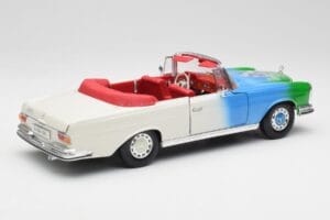 Mercedes 280SE W108 Tricolor Maisto 1:18 56014 Metal — zdjęcie 3 z 8