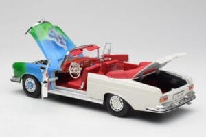 Mercedes 280SE W108 Tricolor Maisto 1:18 56014 Metal — zdjęcie 5 z 8