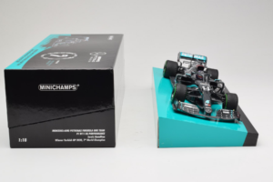 Mercedes W11 #44 L. Hamilton Mercedes AMG Petronas Turkish Grand Prix Winner World Champion 2020 Minichamps 1:18 113201444 Ży — zdjęcie 6 z 7