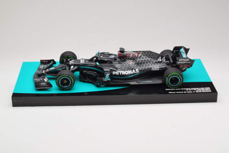 Mercedes W11 #44 L. Hamilton Mercedes AMG Petronas Turkish Grand Prix Winner World Champion 2020 Minichamps 1:18 113201444 Ży
