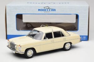 Mercedes W115 Beżowy Taxi MCG 1:18 MCG18055 Metal — zdjęcie 6 z 6