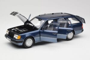 Mercedes 300D W124 T-Modell Nautical Niebieski Norev 1:18 183962 Metal — zdjęcie 2 z 8