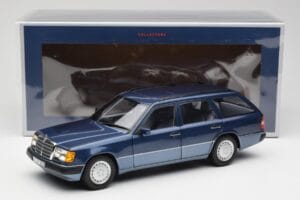 Mercedes 300D W124 T-Modell Nautical Niebieski Norev 1:18 183962 Metal — zdjęcie 8 z 8