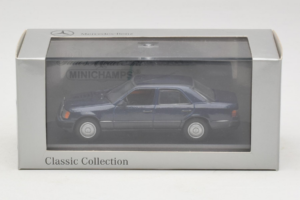 Mercedes W124 Ciemny Niebieski Minichamps 1:43 MB006 Metal — zdjęcie 4 z 4