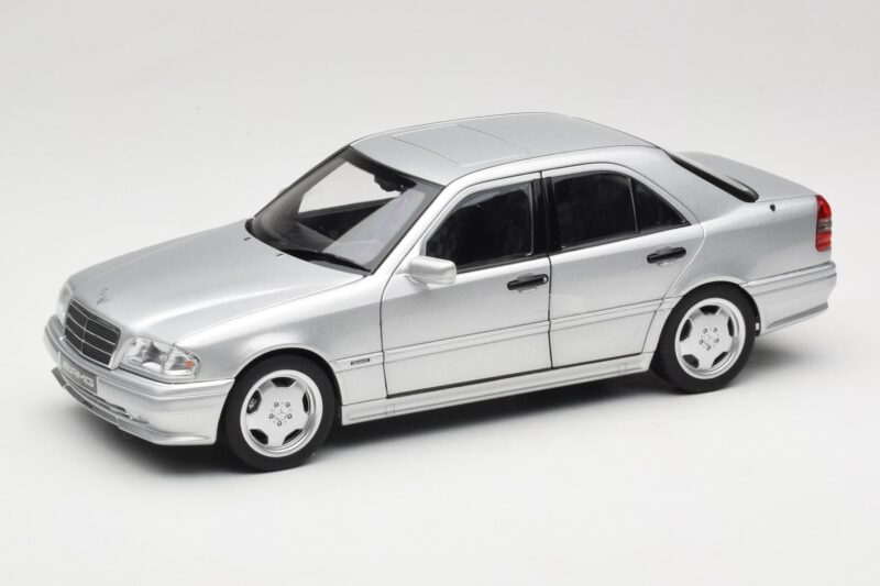 Mercedes C36 AMG W202 Silver Metallic Norev 1:18 183380 Metal