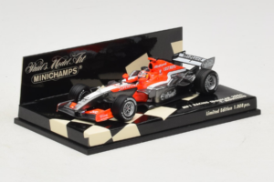 MF1 M16 #18 T. Monteiro MF1 Racing Showcar 2006 Minichamps 1:43 400060088 Metal — zdjęcie 2 z 5