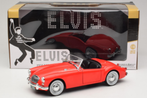 MG A 1600 Roadster Mk I Elvis Presley Blue Hawaii Movie GreenLight 1:18 13524 Metal — zdjęcie 8 z 8