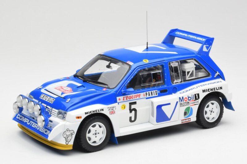 MG Metro 6R4 #5 T. Pond / R. Arthur Rally Monte Carlo 1986 Sun Star 1:18 5537 Metal