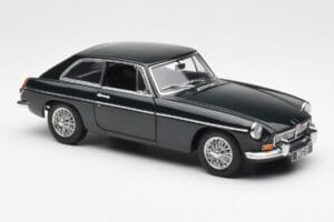 MGB GT Mk2 Coupe Racing Zielony AUTOart 1:18 76602 Metal — zdjęcie 6 z 8