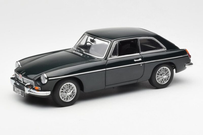 MGB GT Mk2 Coupe Racing Zielony AUTOart 1:18 76602 Metal