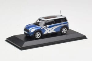 Mini Clubman R55 Cooper S Blue Metallic Onitsuka Tiger Minichamps 1:43 403138676 Metal — zdjęcie 2 z 4