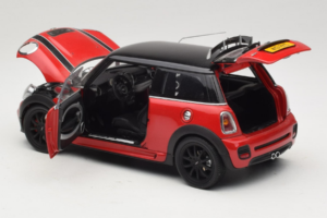 Mini Cooper John Cooper Works R56 Czerwony i Czarny Kyosho 1:18 80430419909 Metal — zdjęcie 5 z 8