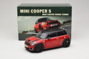 Mini Cooper John Cooper Works R56 Czerwony i Czarny Kyosho 1:18 80430419909 Metal — zdjęcie 8 z 8