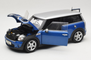 Mini Cooper S Clubman R55 Niebieski & Srebrny Kyosho 1:18 80430421048 Metal — zdjęcie 2 z 8