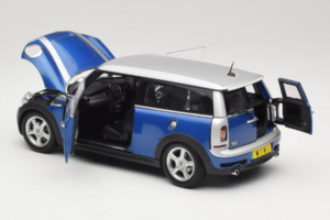 Mini Cooper S Clubman R55 Niebieski & Srebrny Kyosho 1:18 80430421048 Metal — zdjęcie 5 z 8