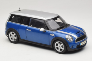 Mini Cooper S Clubman R55 Niebieski & Srebrny Kyosho 1:18 80430421048 Metal — zdjęcie 6 z 8