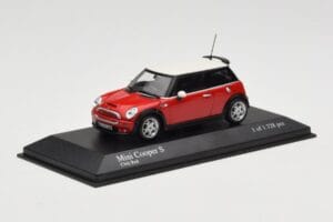 MINI Cooper S R53 Czerwony Minichamps 1:43 431138200 Metal — zdjęcie 2 z 5