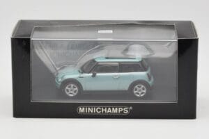 Mini One R50 Jasny Zielony Z Jasno Zielonym Dachem Minichamps 1:43 MINI003 Metal — zdjęcie 4 z 4