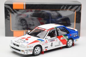 Mitsubishi Galant VR-4 #4 A. Vatanen RAC Rally 1990 IXO 1:18 18RMC192B Metal — zdjęcie 6 z 6