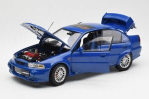 Mitsubishi Lancer EVO VI Niebieski RHD AUTOart 1:18 77151 Metal — zdjęcie 2 z 8