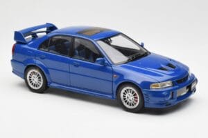 Mitsubishi Lancer EVO VI Niebieski RHD AUTOart 1:18 77151 Metal — zdjęcie 6 z 8
