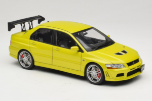 Mitsubishi Lancer Evo VII Mustard Yellow AUTOart 1:18 77166 Metal — zdjęcie 6 z 8